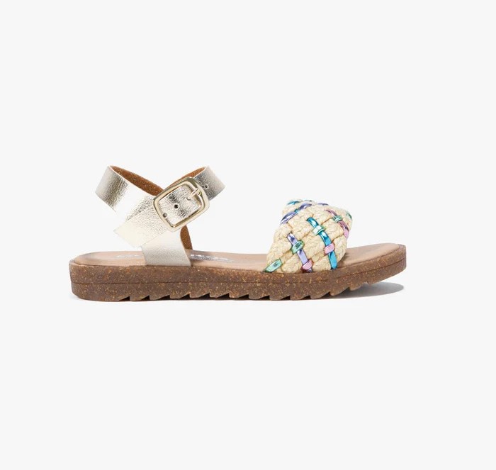 Sandalia trenzada multicolor CONGUITOS