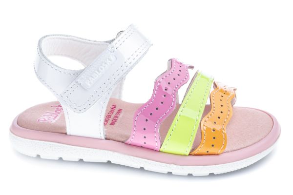 Sandalia verniz tiras cores-PABLOSKY