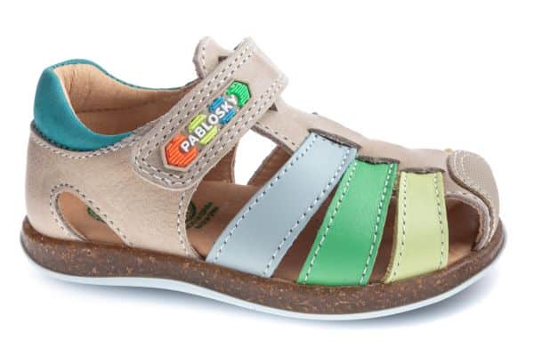 Sandalia fechada multicor-PABLOSKY