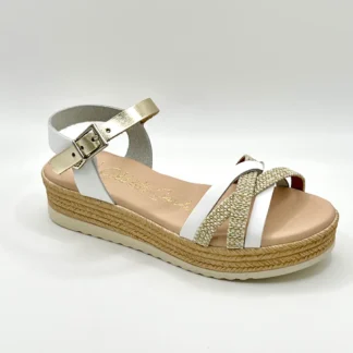 Sandália plataforma tiras cruzadas-OH MY SANDALS