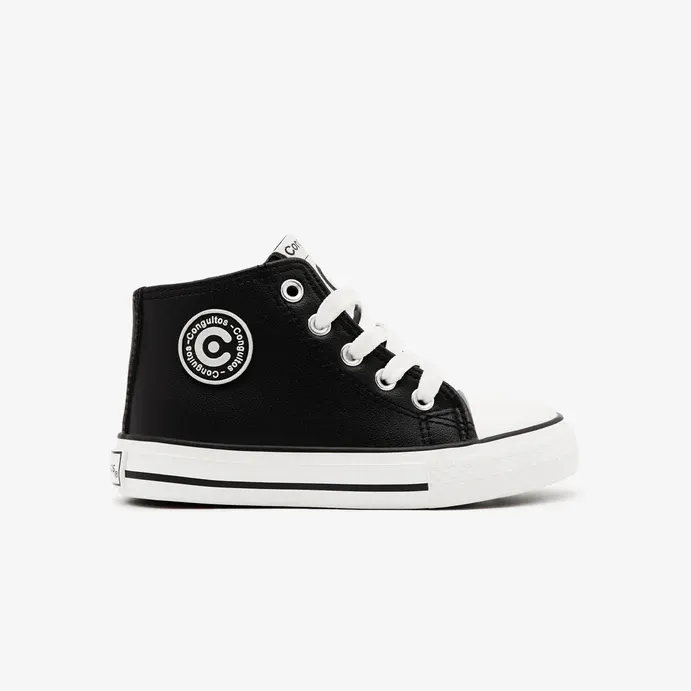 Ténis cano alto em pele napa-CONGUITOS