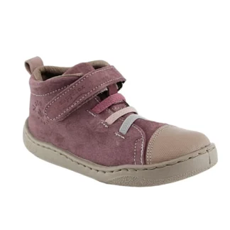 Bota com biqueira elástica e velcro-Zapy